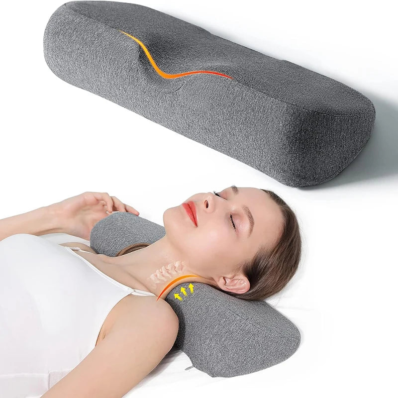 Memory Foam Contour for Side Sleeper  Orthopedic Neck Pillow