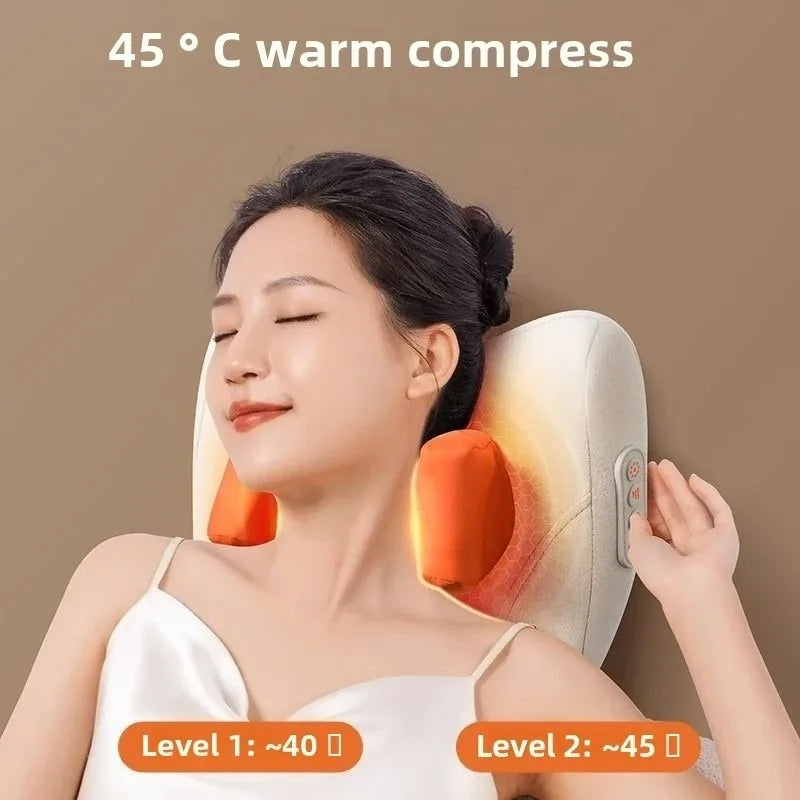 Massage Pillow Heating  Cervical Shiatsu