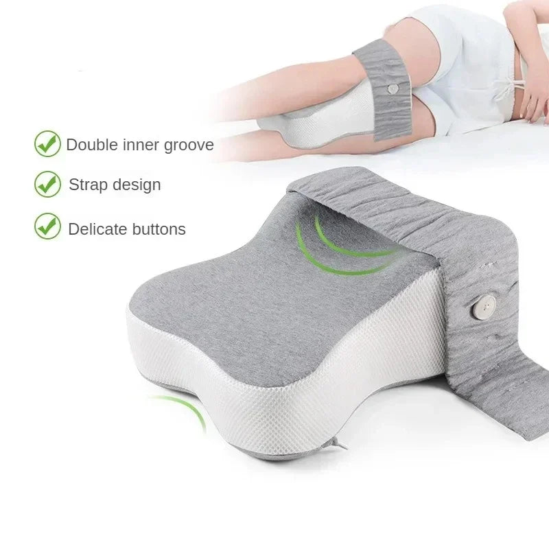 Orthopedic Slow Rebound Memory Cotton Clamp Leg Pillow